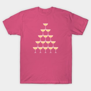 Pink Champagne Tower T-Shirt